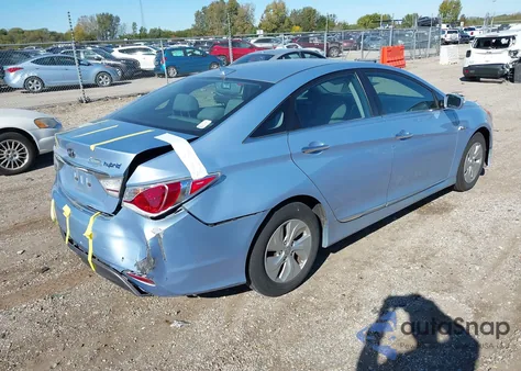 2014 Hyundai Sonata Hybrid from USA, damaged, VIN KMHEC4A47EA114998